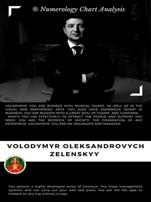 cover image of Volodymyr Oleksandrovych Zelenskyy
